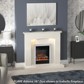 FLARE Collection by Be Modern Athena 3-Sided Inset Electric Fire